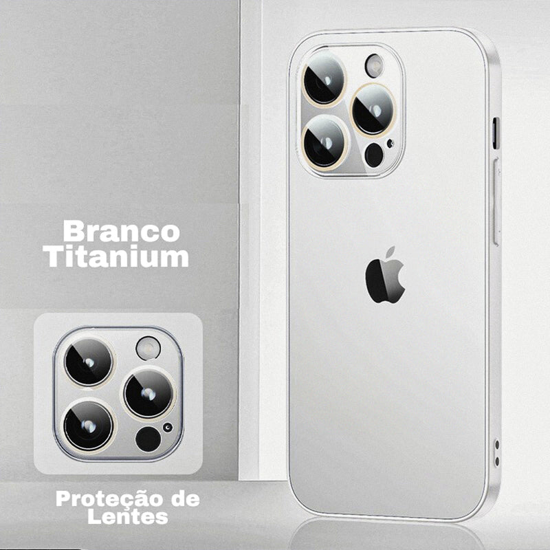Capinha de Iphone i Glass (Series 14 ao 16 ProMax)