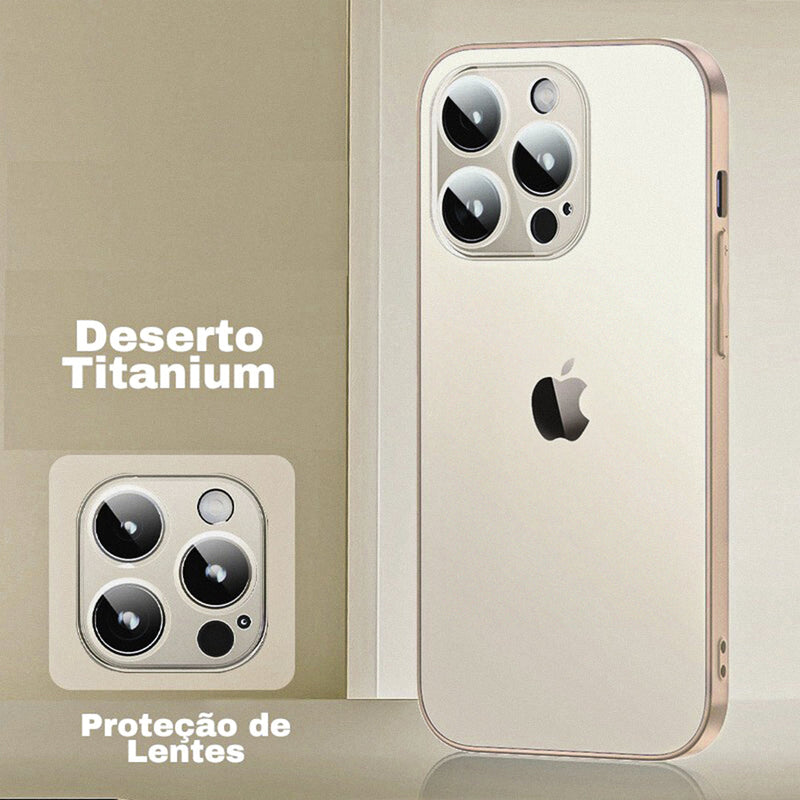 Capinha de Iphone i Glass (Series 14 ao 16 ProMax)
